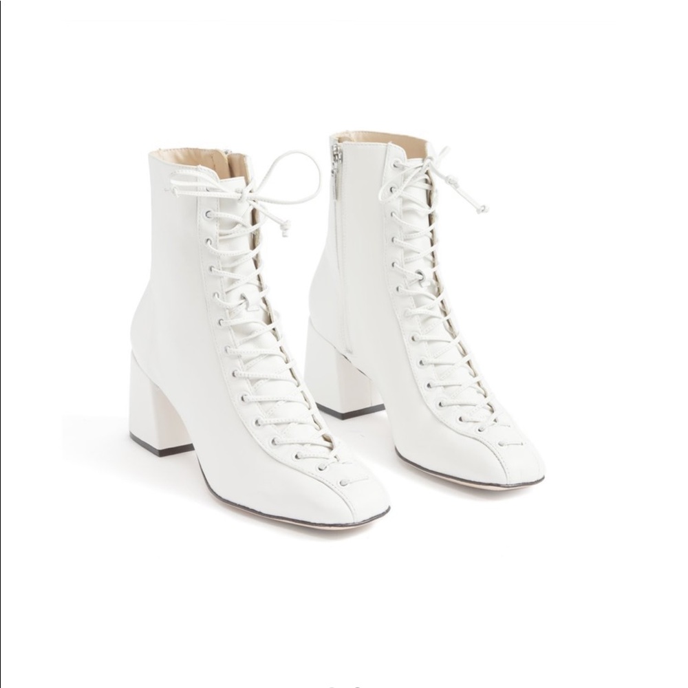 Schutz Shoes New Kika Bootie in White